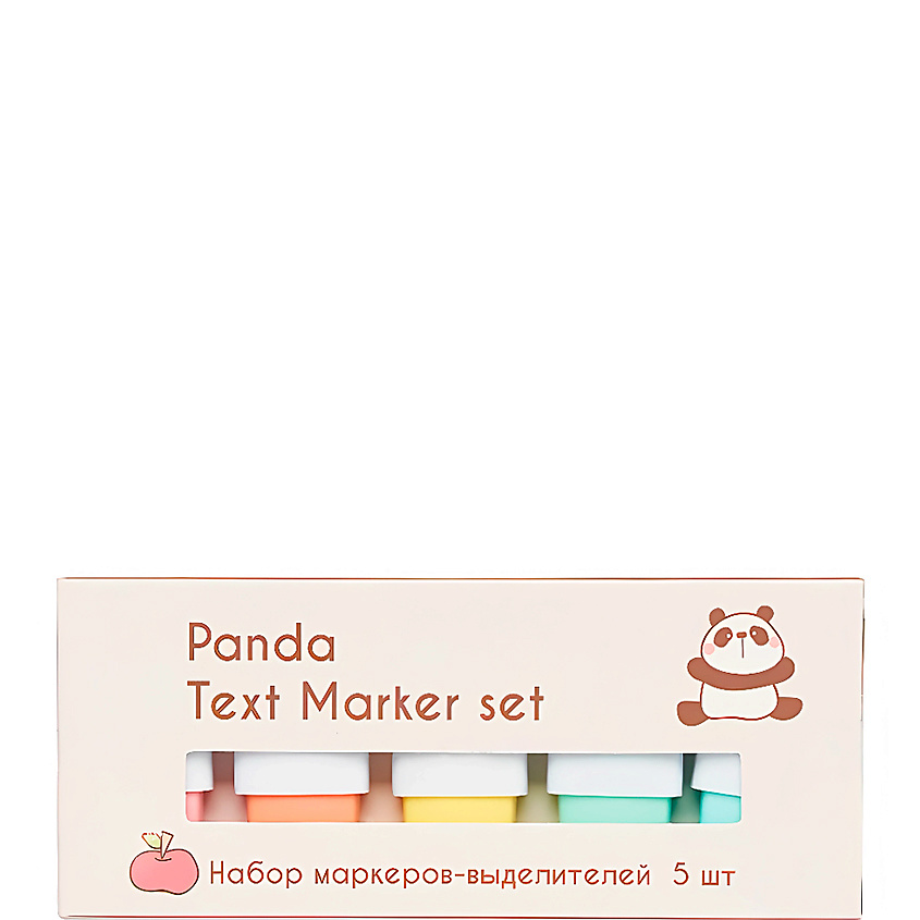 Изображение товара Набор маркеров Panda 5 штук для творчества и оформления