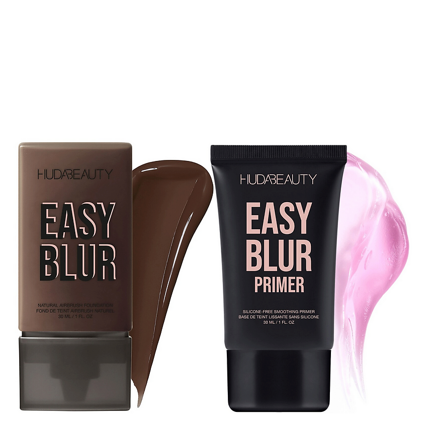 Изображение товара Набор для макияжа Huda Beauty Easy Blur Foundation & Primer для идеальной кожи Изображение товара Набор для макияжа Huda Beauty Easy Blur Foundation & Primer для идеальной кожи
