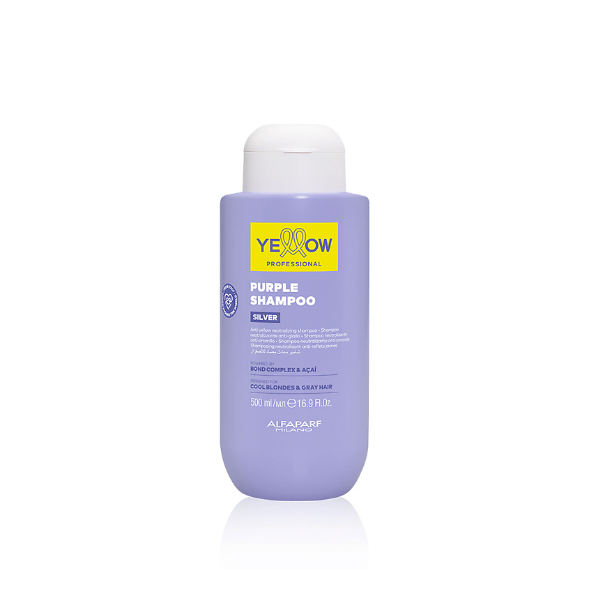 Изображение товара Антижелтый фиолетовый шампунь YELLOW PURPLE SHAMPOO для блонда и седых волос