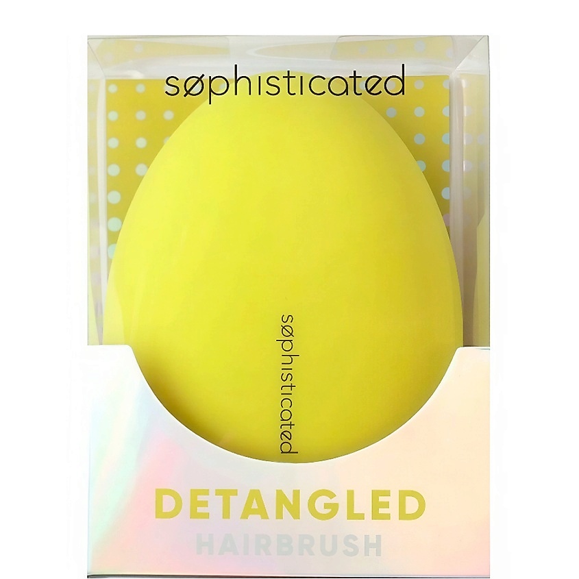 Изображение товара Щётка для волос SOPHISTICATED EGG YELLOW компактная для сухих и мокрых волос