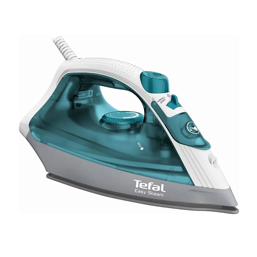 Изображение товара TEFAL Утюг для одежды Easy Steam Quick & Easy FV1920E0, паровой удар 100 г/мин, 5 температурных режимов