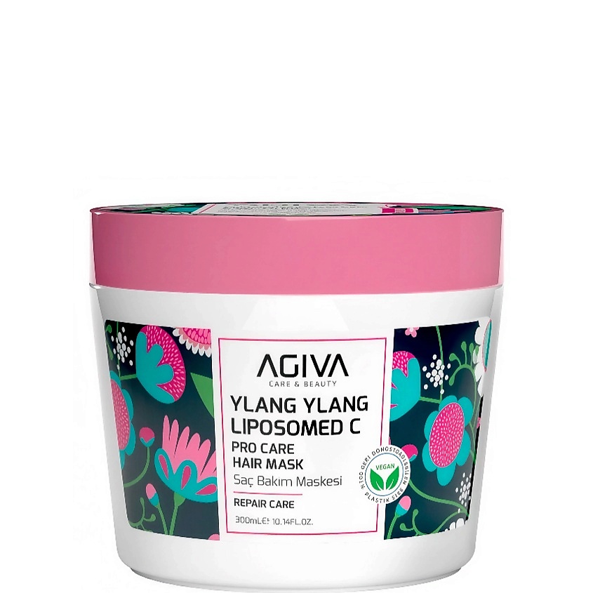 Изображение товара Маска для волос AGIVA BEAUTY Ylang Ylang Lipozom C Pro Care 300 мл для поврежденных волос