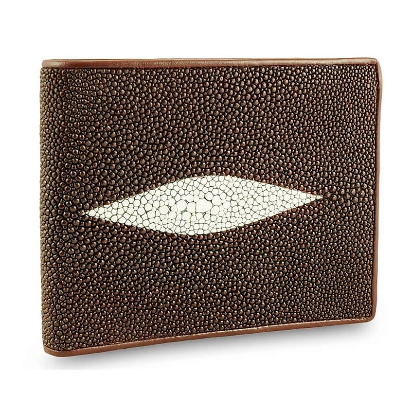 Изображение товара EXOTIC LEATHER GENUINE PREMIUM ACCESSORIES Большой мужской кошелек из натуральной кожи ската, Коричневый Изображение товара EXOTIC LEATHER GENUINE PREMIUM ACCESSORIES Большой мужской кошелек из натуральной кожи ската, Коричневый
