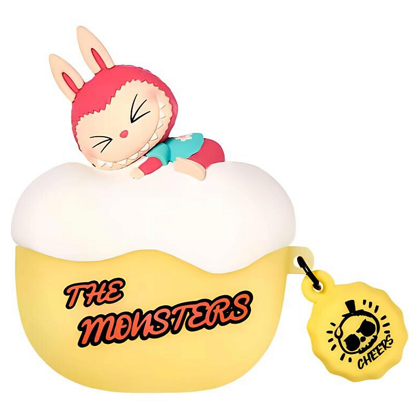 Изображение товара POP MART Чехол для наушников Apple Airpods Pro The Monsters Labubu, Цвет: желтый