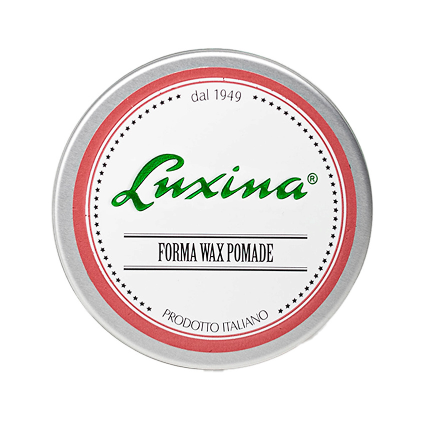 Изображение товара Восковая помада для укладки волос Luxina Forma Wax Pomade 100 мл сильная фиксация Изображение товара Восковая помада для укладки волос Luxina Forma Wax Pomade 100 мл сильная фиксация