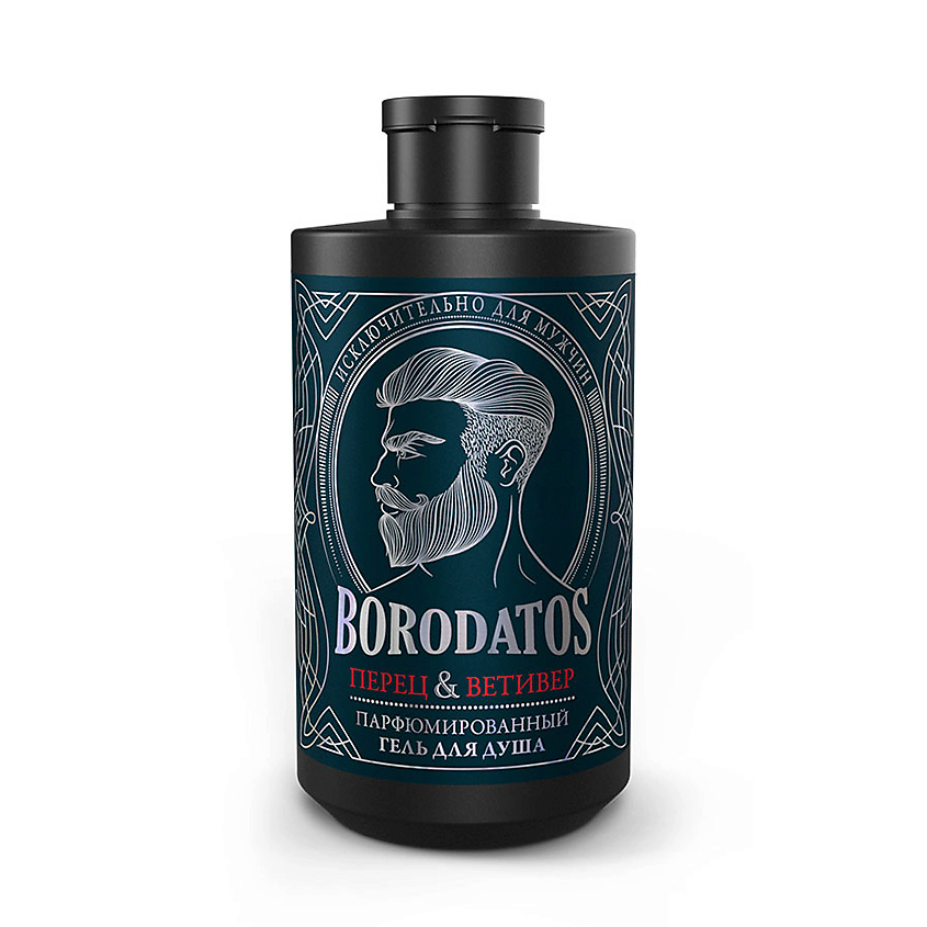 Изображение товара BORODATOS Парфюмированный гель для душа "перец, ветивер", 400 мл
