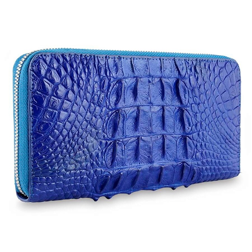 Изображение товара Кошелек EXOTIC LEATHER MPL582447 Натуральная крокодиловая кожа синий