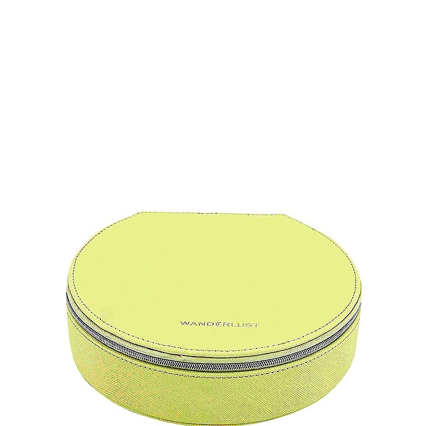 Изображение товара Стильная шкатулка для украшений Wanderlust Yellow 18x17x5 см