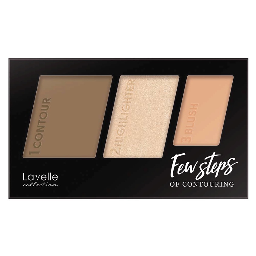Изображение товара LAVELLE COLLECTION Палетка для контуринга Few steps 02 peach beige multiфункциональный набор для ма