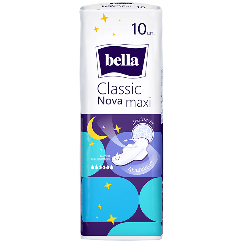 Изображение товара BELLA Прокладки Classic Nova maxi 10 шт для женщин и детей