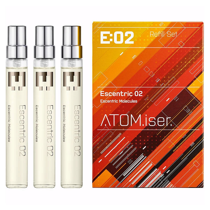 Изображение товара ESCENTRIC MOLECULES Туалетная вода Escentric 02 Atomizer Refill, 8,5 мл*3шт