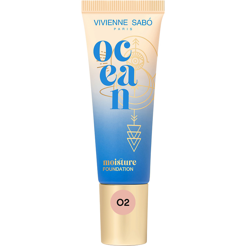 Изображение товара VIVIENNE SABO Увлажняющий тональный крем Ocean 02 теплый бежевый 23 мл
