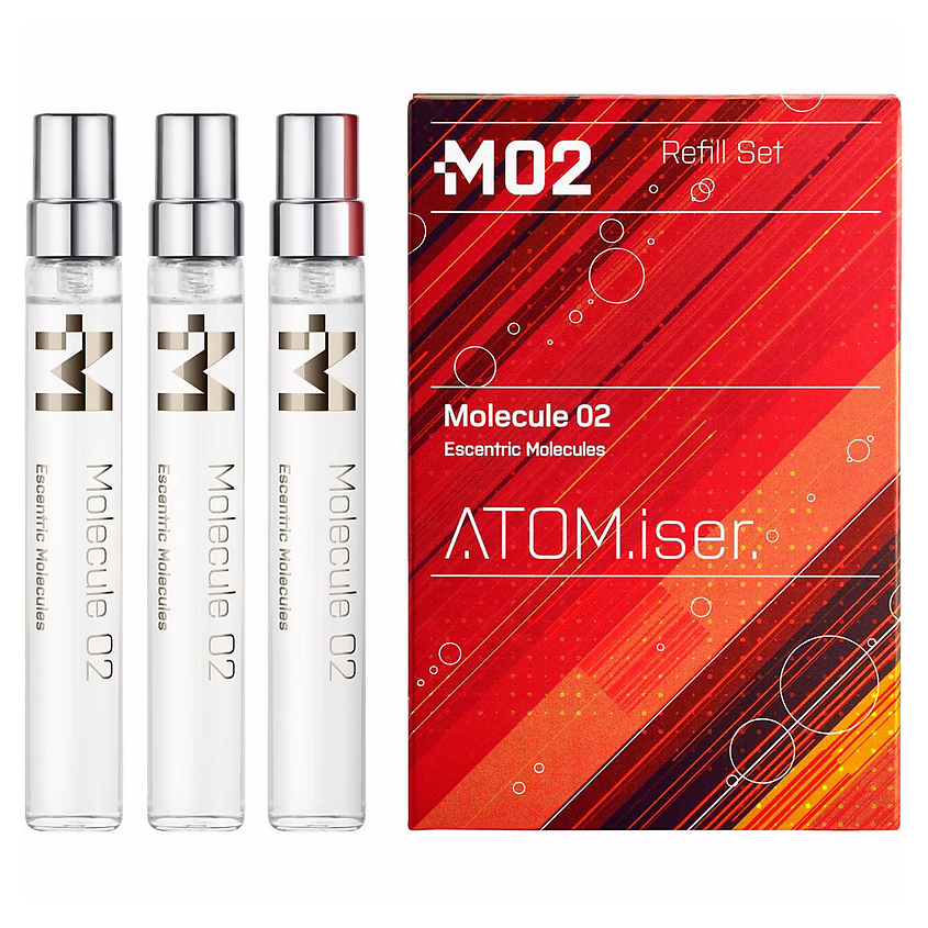 Изображение товара ESCENTRIC MOLECULES Туалетная вода Molecule 02 Atomizer Refill, 8,5 мл*3шт
