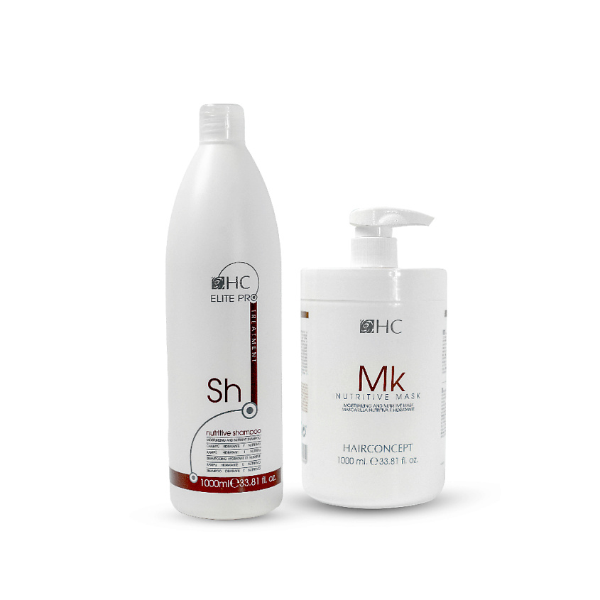 Изображение товара HAIRCONCEPT Набор для Питания волос (шампунь+маска) ELITE PRO, 1000ml+1000ml