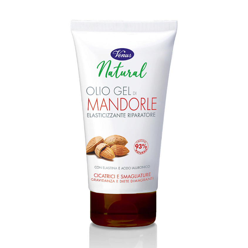 Изображение товара VENUS Гель для тела на масляной основе с экстрактом миндаля Natural 150 мл