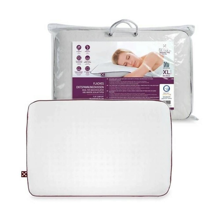 Изображение товара Подушка smart RELAXING PILLOW для сна на животе с эффектом памяти и охлаждением XL Изображение товара Подушка smart RELAXING PILLOW для сна на животе с эффектом памяти и охлаждением XL