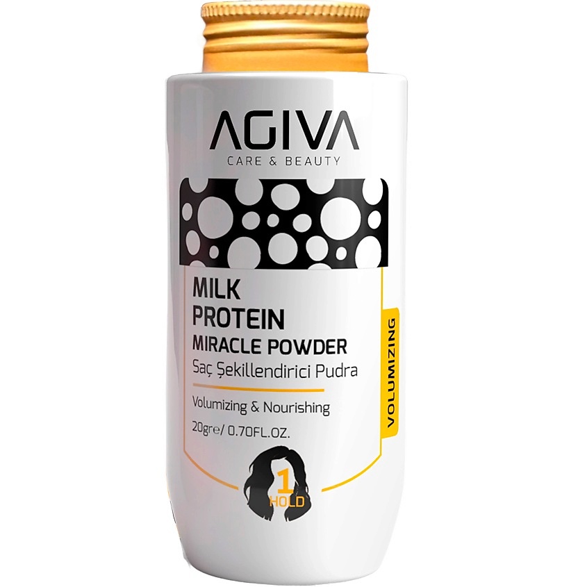 Изображение товара Пудра для укладки волос AGIVA BEAUTY Milk Protein Amino Complex 20 г Изображение товара Пудра для укладки волос AGIVA BEAUTY Milk Protein Amino Complex 20 г
