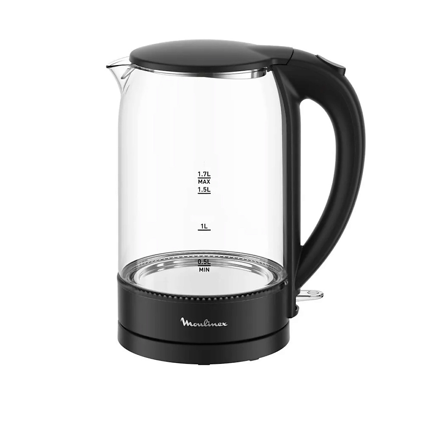 Изображение товара Чайник Moulinex BY1S08F0 1,7 л стеклянный с LED подсветкой, 2200 Вт