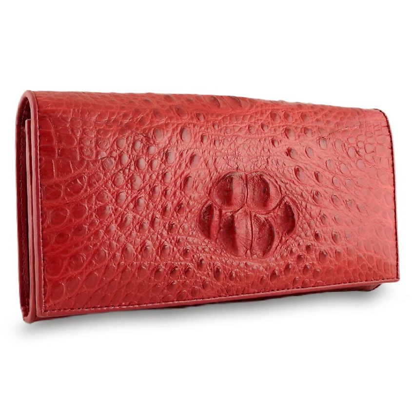 Изображение товара Кошелек EXOTIC LEATHER GENUINE PREMIUM ACCESSORIES из кожи сиамского крокодила с монетницей