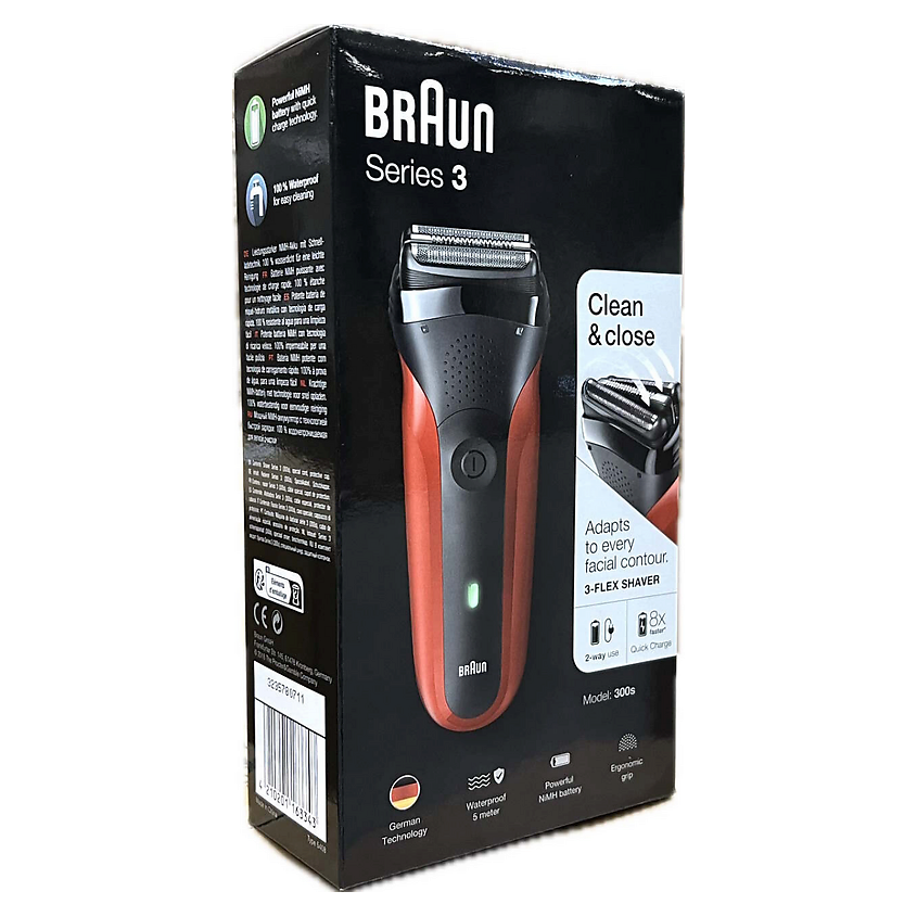 Изображение товара BRAUN Электробритва Series 3 300s, Цвет: Черный
