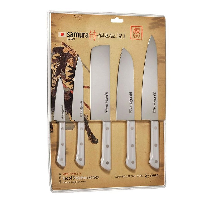 Изображение товара SAMURA Набор ножей 5 в 1 " HARAKIRI", 1 шт.