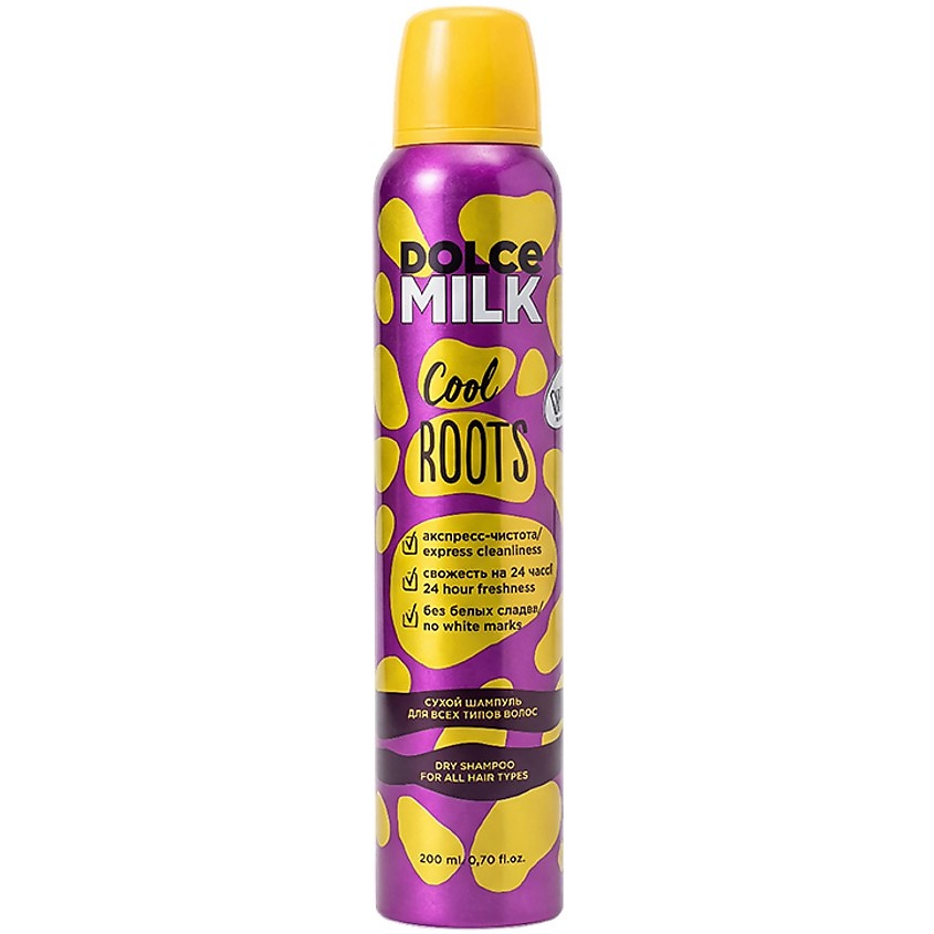 Изображение товара DOLCE MILK Сухой шампунь для всех типов волос "Cool roots" ваниль, 200 мл