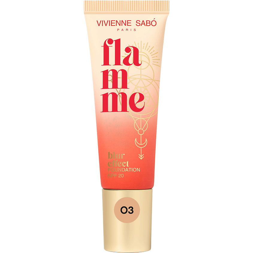 Изображение товара VIVIENNE SABO Тональный крем с SPF 20 Flamme, 03/бежевый, 23 мл Изображение товара VIVIENNE SABO Тональный крем с SPF 20 Flamme, 03/бежевый, 23 мл