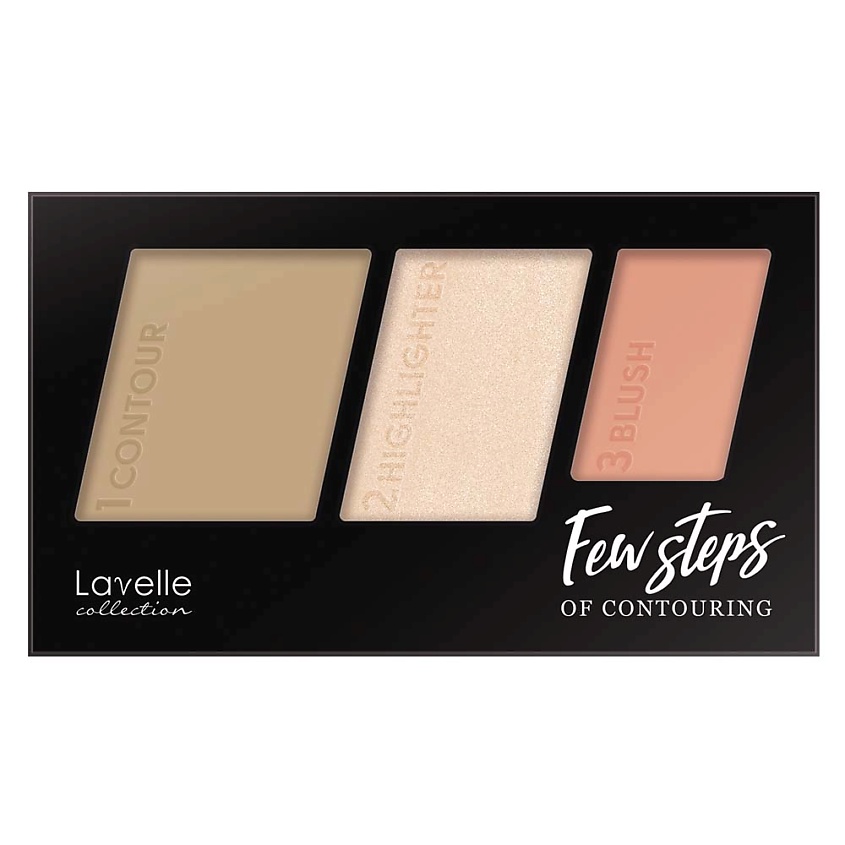 Изображение товара Палетка для контуринга Few steps 03 rose beige LAVELLE COLLECTION
