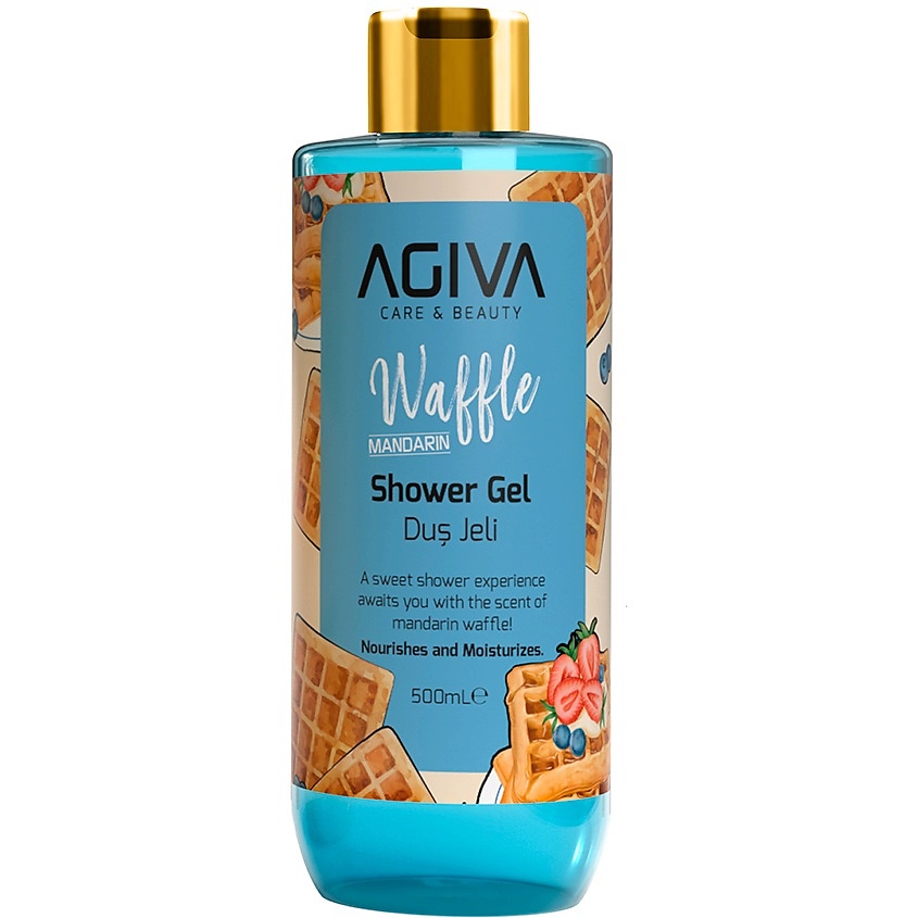 Изображение товара AGIVA BEAUTY Гель для душа Мандариновая вафля 500 мл освежающий аромат Изображение товара AGIVA BEAUTY Гель для душа Мандариновая вафля 500 мл освежающий аромат