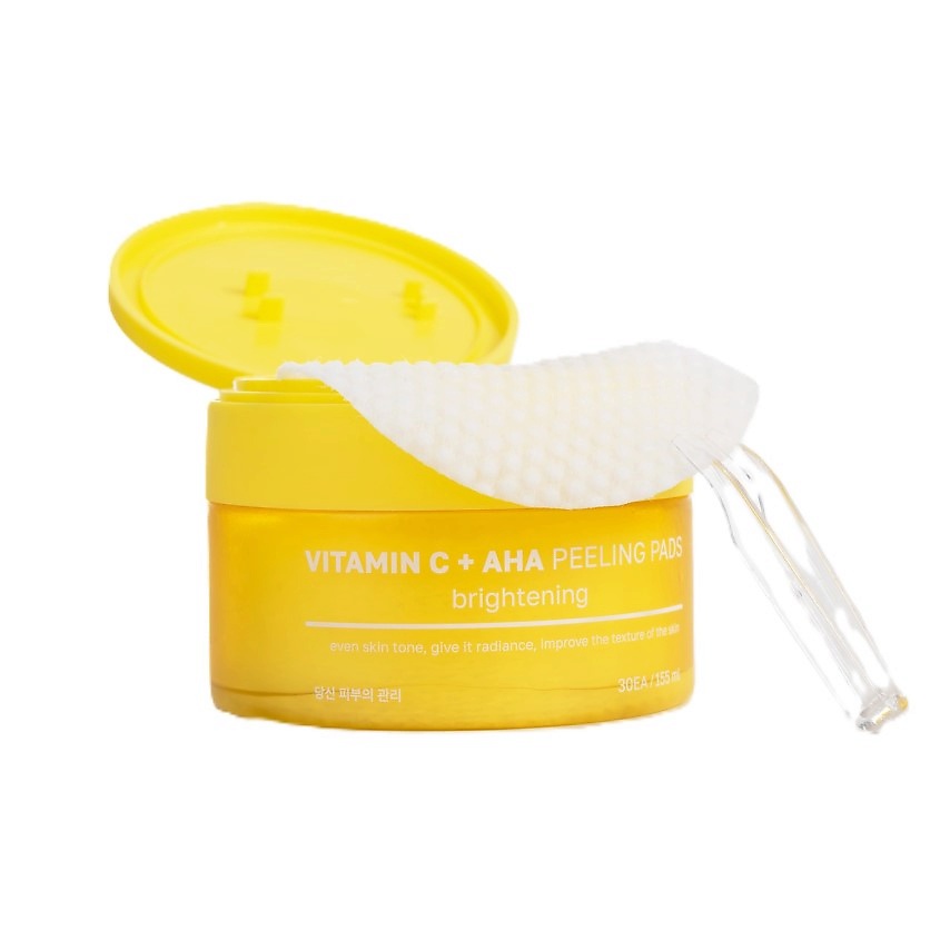 Изображение товара NAME SKIN CARE Пилинг-пэды с Витамином C и AHA-кислотами Сияние кожи, 30шт.