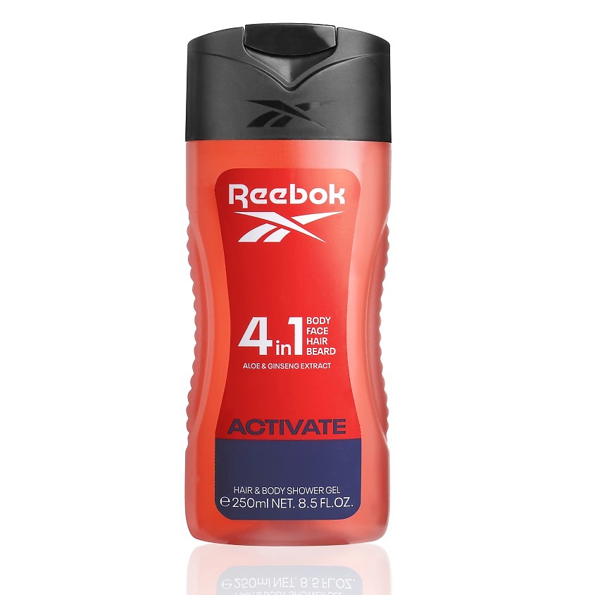 Изображение товара Гель для душа Reebok Activate Your Senses For Him 250 мл мужской парфюмированный свежий аромат Изображение товара Гель для душа Reebok Activate Your Senses For Him 250 мл мужской парфюмированный свежий аромат