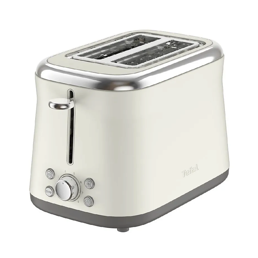 Изображение товара TEFAL Тостер для хлеба TT720AE0, 2 слота, 850 Вт, подогрев, разморозка, автоцентрирование, 8 степеней поджаривания