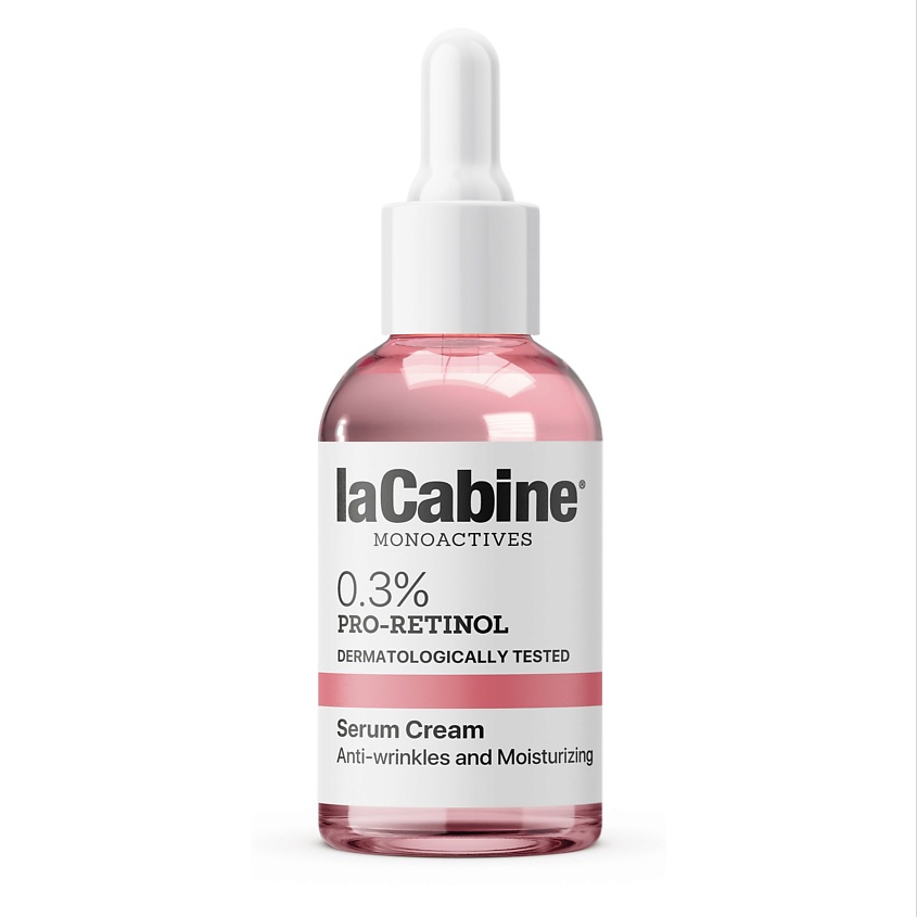 Изображение товара LACABINE Крем-сыворотка для лица против морщин 0.3% PRO-RETINOL SERUM-CREAM, 1 шт. Изображение товара LACABINE Крем-сыворотка для лица против морщин 0.3% PRO-RETINOL SERUM-CREAM, 1 шт.