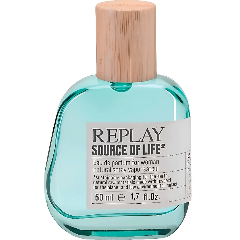 Изображение товара REPLAY Source Of Life Eau De Parfum, Парфюмерная вода, спрей 50 мл