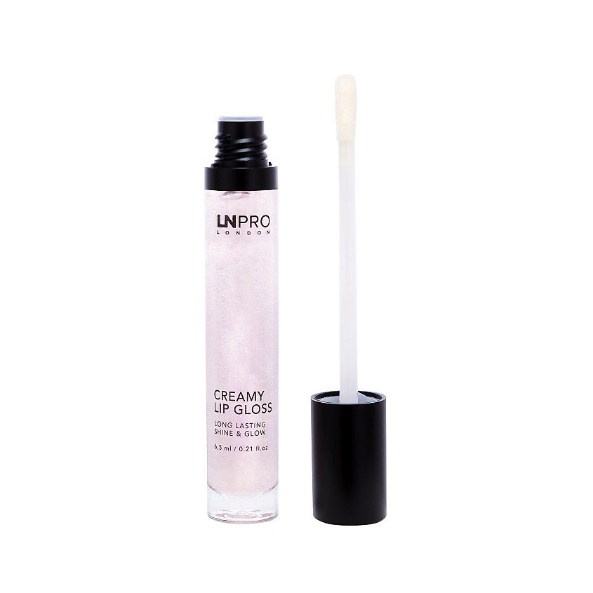 Изображение товара LN PRO Блеск для губ Creamy Lip Gloss №101 Перламутр 6,5 мл яркий глянцевый эффект