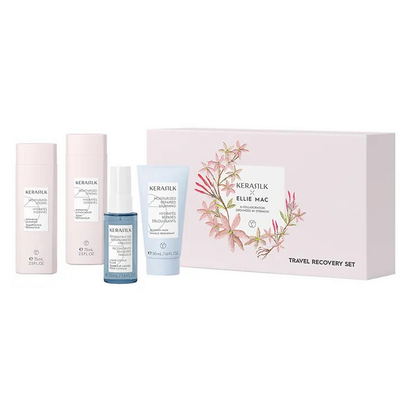 Изображение товара GOLDWELL Набор для восстановления волос Kerasilk x Ellie Mac Recovery Travel Set, 4 шт.