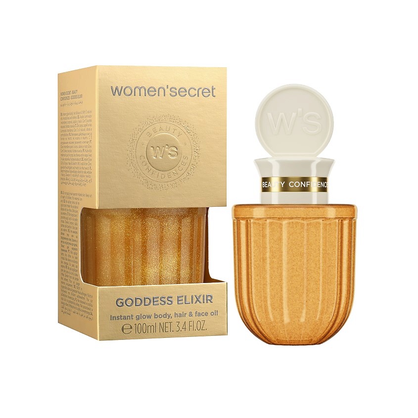 Изображение товара Масло для тела и лица с эффектом сияния Goddess Elixir Women''s Secret 100 мл Изображение товара Масло для тела и лица с эффектом сияния Goddess Elixir Women''s Secret 100 мл