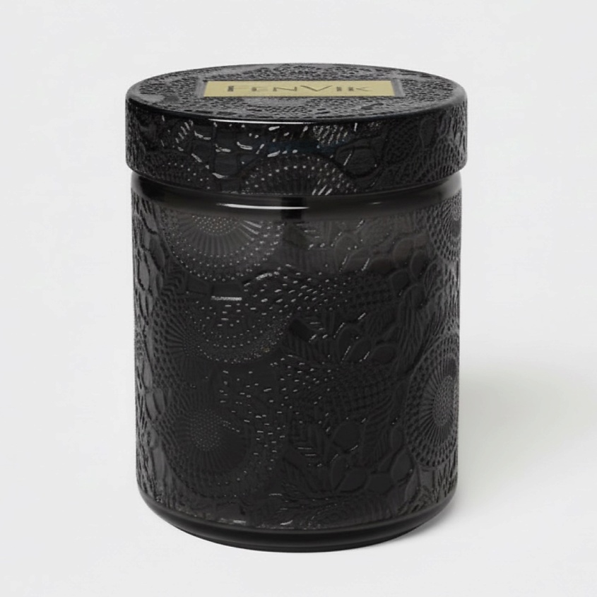 Изображение товара FENVIK Ароматическая свеча с Апельсиновый цветок, Зефир, Ваниль / деревянный фитиль, 1 шт.