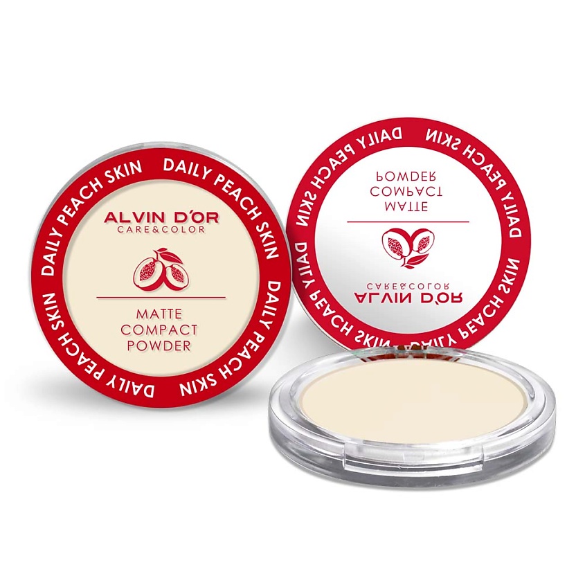 Изображение товара ALVIN D'OR Compact Powder Daily Peach Skin 01 Light Beige