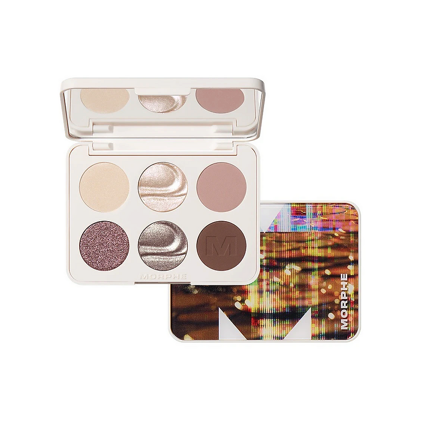 Изображение товара MORPHE Палетка теней для век Morphe, 6 оттенков, Rich Glitch