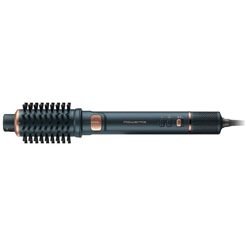 Изображение товара ROWENTA Фен щетка с вращением Rowenta Air Rotate UB9920E0, натуральная щетина, концентратор, круглая щетка, вращение шнура 360°, съемный фильтр, регулировка температуры, чехол для хранения, керамическая решетка с напылением