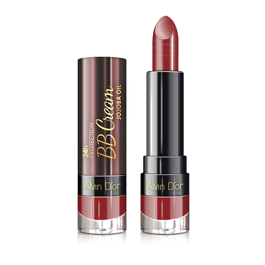 Изображение товара Губная помада ALVIN D'OR 24h BB Cream Красный цветок уход и стойкость Изображение товара Губная помада ALVIN D'OR 24h BB Cream Красный цветок уход и стойкость