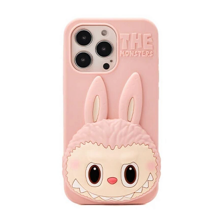 Изображение товара POP MART Чехол для Apple iPhone 13 Pro Labubu The Monsters, Цвет: Розовый