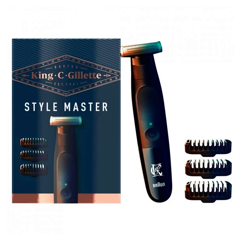 Изображение товара BRAUN Триммер для бороды King C. Gillette Style Master, Цвет: Черный