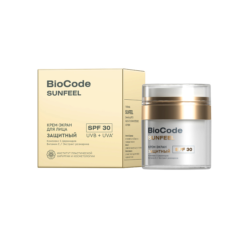 Изображение товара Крем для лица BioCode SUNFEEL SPF 30+ с церамидным комплексом