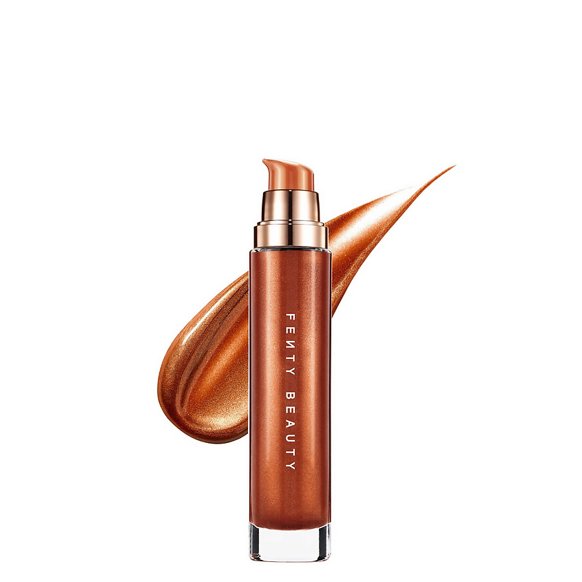 Изображение товара FENTY BEAUTY Жидкий хайлайтер для тела Body Lava Body Luminizer, Penny Drop Изображение товара FENTY BEAUTY Жидкий хайлайтер для тела Body Lava Body Luminizer, Penny Drop