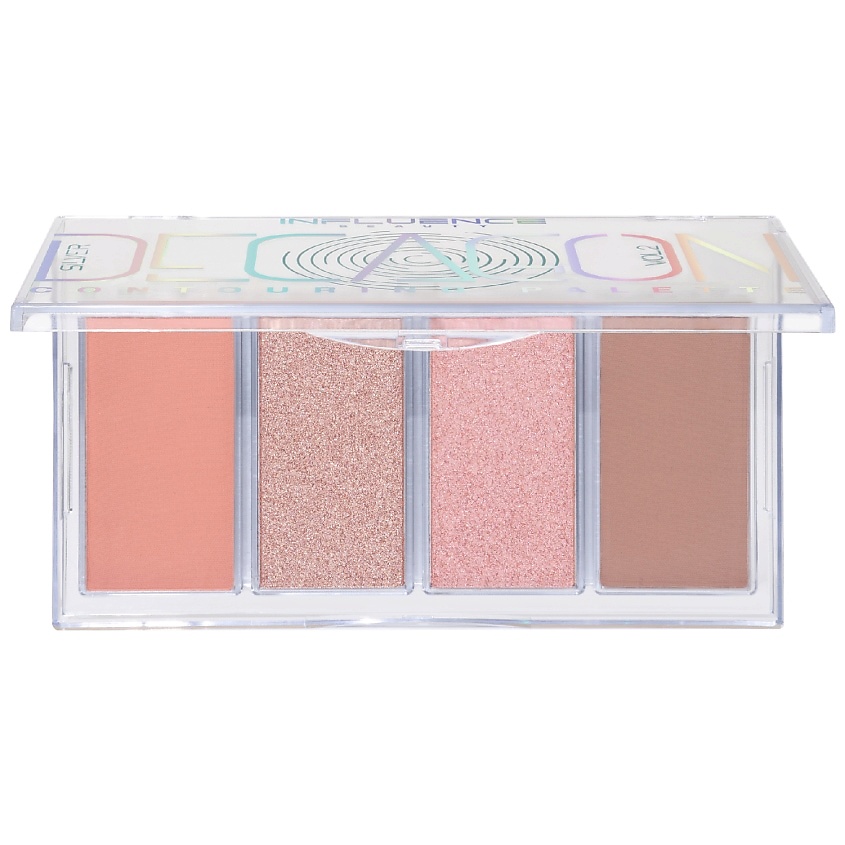 Изображение товара INFLUENCE BEAUTY Палетка для контуринга Silver Decagon, 8 г