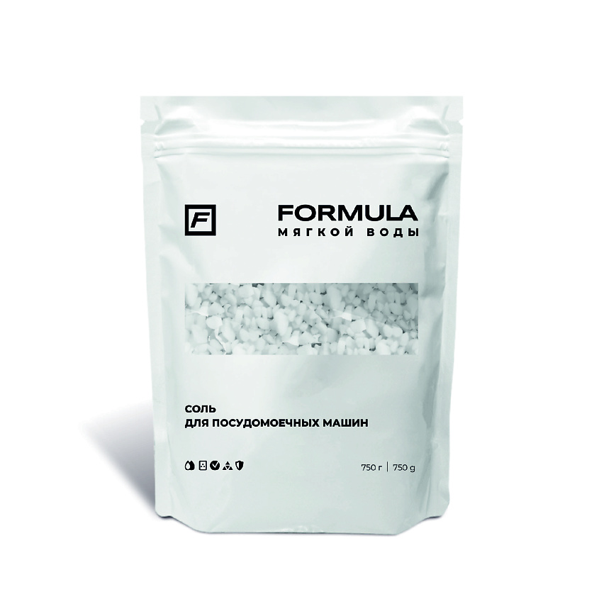 Изображение товара Соль для посудомоечных машин FORMULA 750 г для эффективной работы