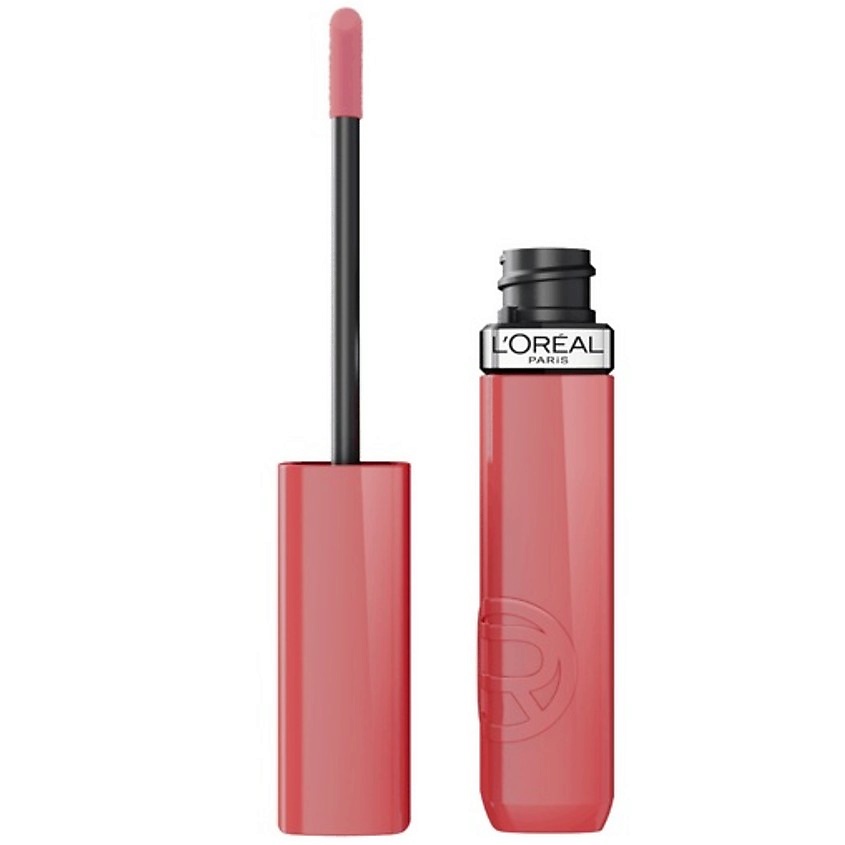 Изображение товара L'ORÉAL PARIS Жидкая глянцевая помада Laque Resistance, № 600 Le Nu Rose, 4,4 мл