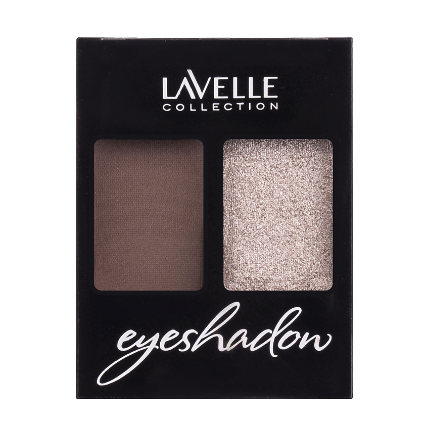 Изображение товара LAVELLE COLLECTION Тени для век двухцветные коричневый тауп/металлик, тон 01